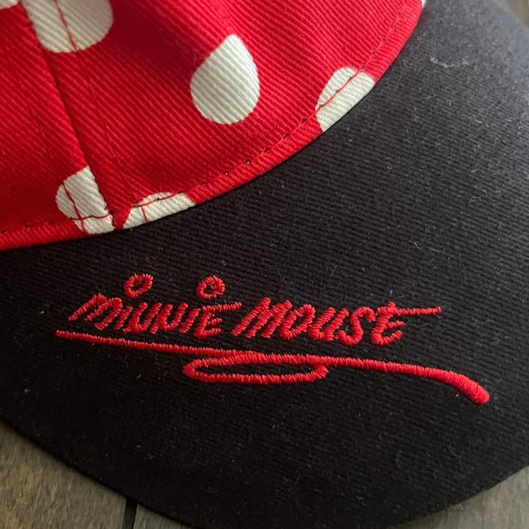 Disneyland Hat - Baseball Cap for Girls - Minnie Mouse Ears with Bow - Vintage - Picture 2 of 4